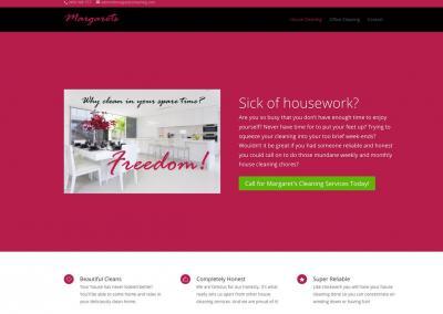 Margos Cleaning Website